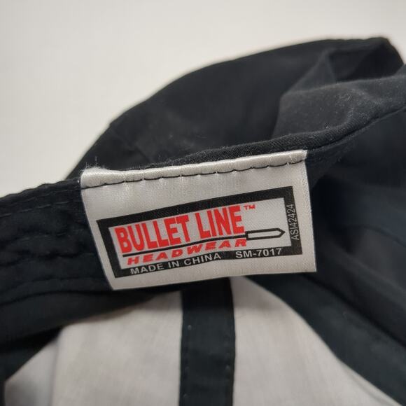 Bank Of Choice Strapback Baseball Cap Black OS Adjustable Bullet Line Headwear - Picture 9 of 9